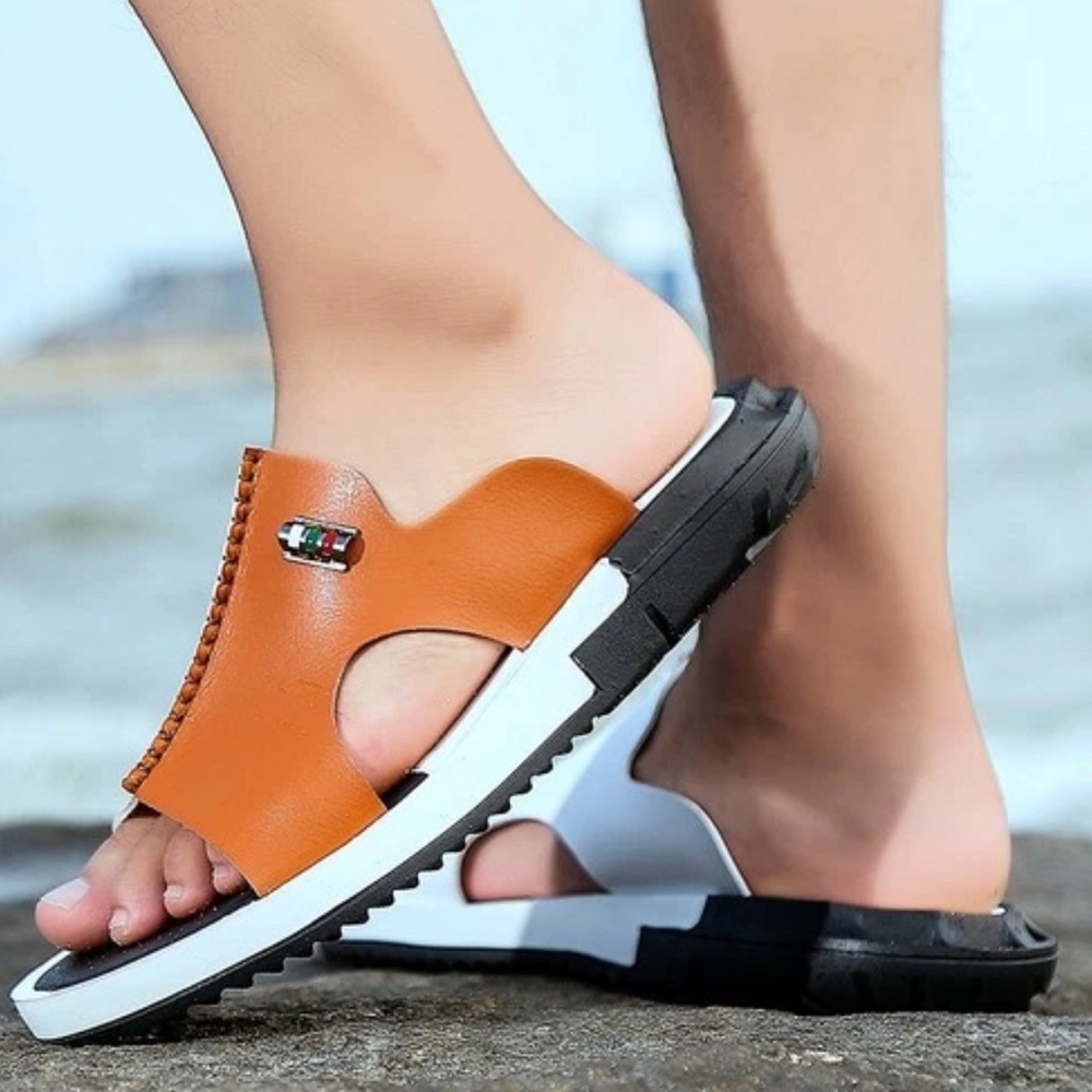 Men Summer Sandals Original Slip-on Casual Sandals Fashion Men Slippers Size 46 - Picture 11 of 12